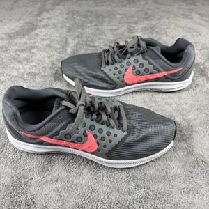 Nike Downshifter 7 Lava Running Shoes 852466-001‎ Womens 10 Gray Pink